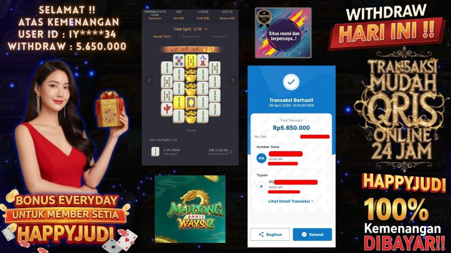 HAPPYJUDI JACKPOT SLOT MAHJONG WAYS 2